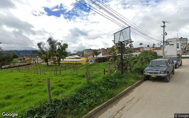 Vista de calle: Lote / Terreno en Ramiriquí