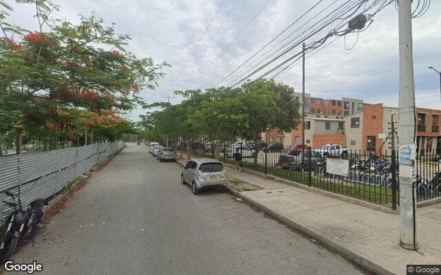 Vista de calle: Casa en Calle 41 # 19 – 125, Conjunto Residencial Puerto Tambora CS 116 IN T 26, Soledad