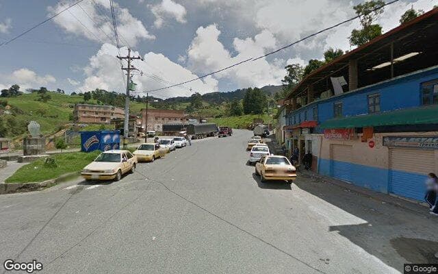 Vista de calle: Lote / Terreno en Yarumal