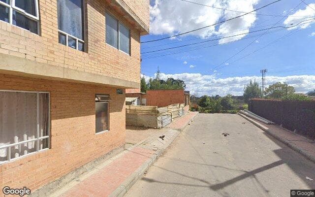 Vista de calle: Apartamento en Cajicá